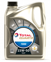 Моторное масло TOTAL Quartz 7000 15W-50 4л. минеральное