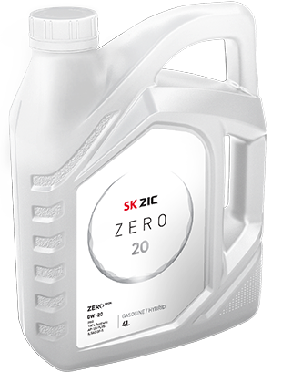 Моторное масло ZIC ZERO 20 0W-20 4л. синтетическое 