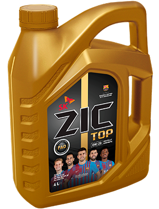 Моторное масло ZIC TOP 0W-20 4л. синтетическое 