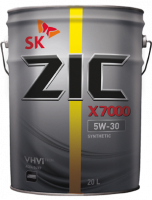 Моторное масло ZIC X7000 5W-30 20л. синтетическое