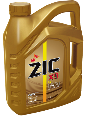 Моторное масло ZIC X9 LS 5W-30 4л. синтетическое 