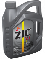 Моторное масло ZIC X7 LS 5W-30 4л. синтетическое