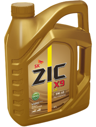 Моторное масло ZIC X9 LS Diesel 5W-40 1л. синтетическое 
