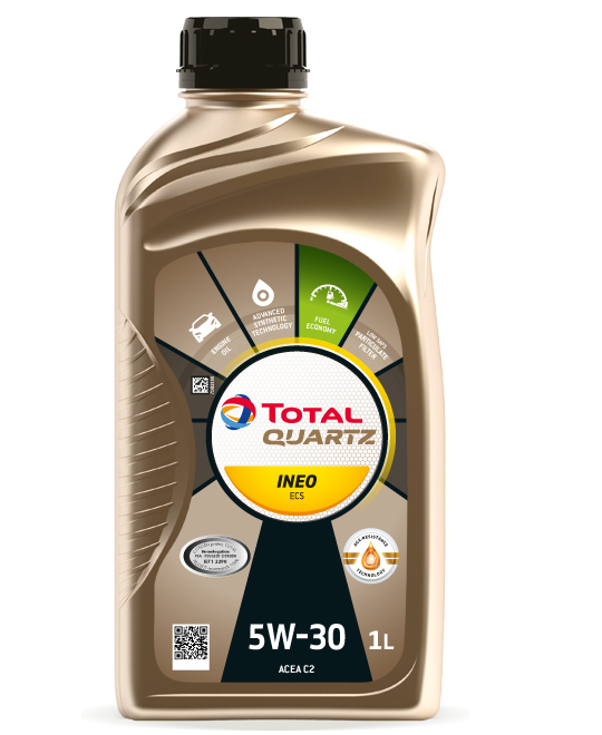 Моторное масло TOTAL Quartz INEO ECS 5W-30 1л. синтетическое 