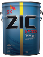 Моторное масло ZIC X5000 15W-40 6л. полусинтетическое
