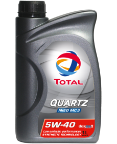 Моторное масло TOTAL Quartz INEO MC3 5W-40 1л. синтетическое 