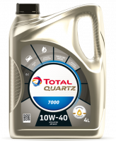 Моторное масло TOTAL Quartz 7000 10W-40 4л. полусинтетическое