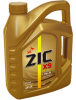 Моторное масло ZIC X9 FE 5W-30 4л. синтетическое