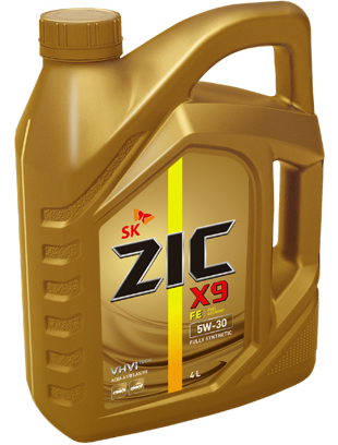 Моторное масло ZIC X9 FE 5W-30 4л. синтетическое 