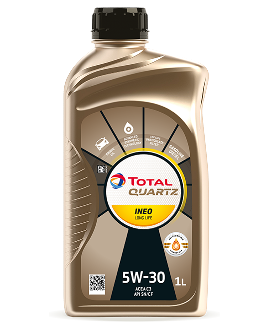 Моторное масло TOTAL Quartz INEO LONG LIFE 5W-30 1л. синтетическое 