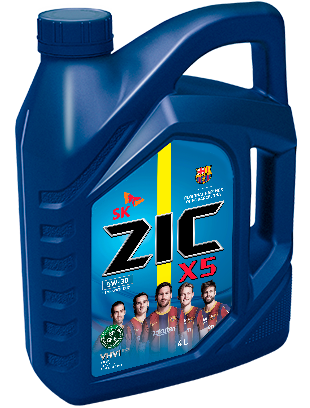 Моторное масло ZIC X5 5W-30 4л. полусинтетическое 