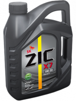 Моторное масло ZIC X7 Diesel 5W-30 4л. синтетическое