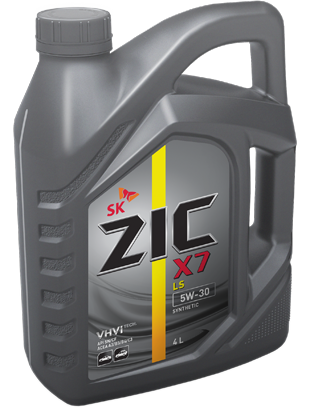 Моторное масло ZIC X7 LS 5W-30 20л. синтетическое 