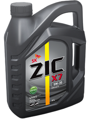 Моторное масло ZIC X7 Diesel 5W-30 6л. синтетическое 