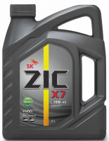 Моторное масло ZIC X7 Diesel 10W-40 4л. синтетическое