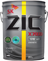 Моторное масло ZIC X7000 CK-4 10W-40 20л. синтетическое