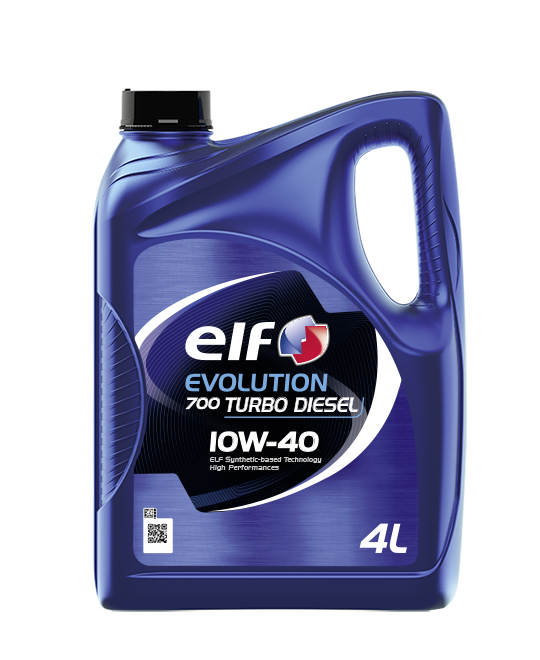 Моторное масло ELF Evolution 700 TURBO DIESEL 10W-40 4л. полусинтетическое 