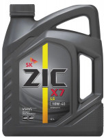 Моторное масло ZIC X7 LS 10W-40 4л. синтетическое